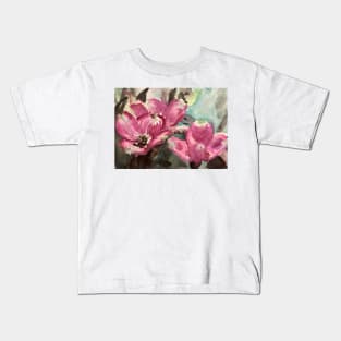 Pink Dogwood Kids T-Shirt